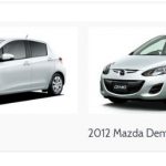 2012 Toyota Vitz vs 2012 Mazda Demio Comparison