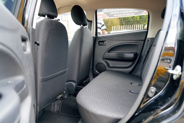 Mitsubishi Mirage rear seats