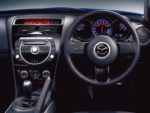 Mazda RX8 Dash layout