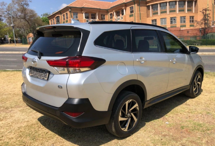 2018 Toyota Rush rear and side view 