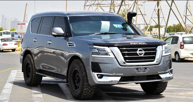 2019 Nissan Patrol front and side view 