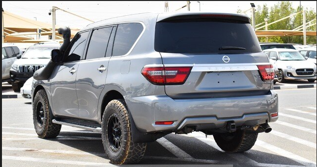 2019 Nissan Patrol rear and side view 