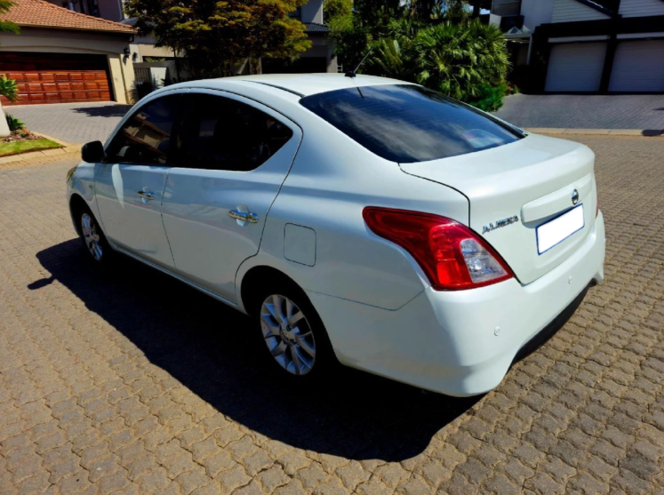 2018 Nissan Almera rear and side view 