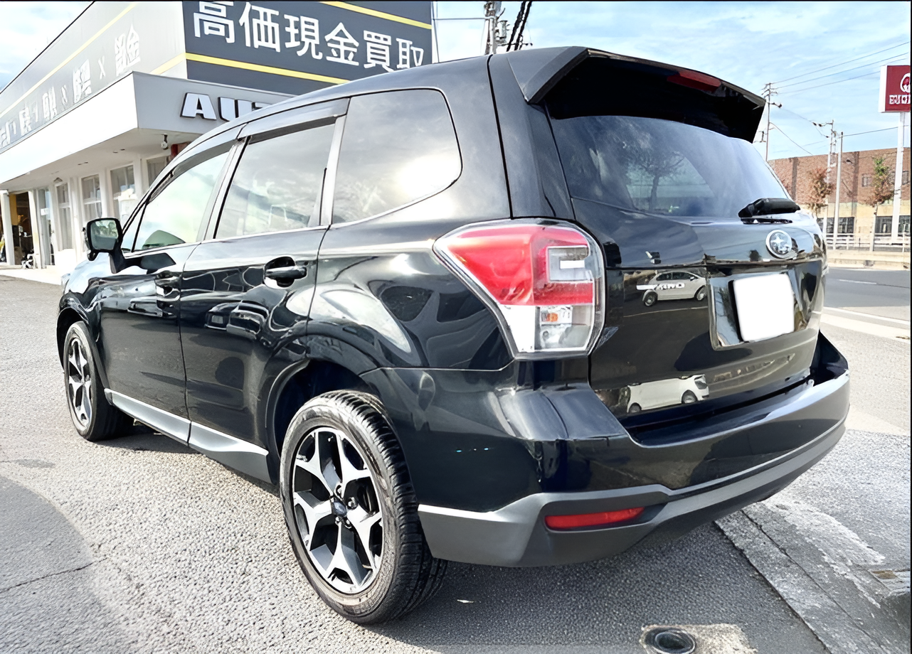 2017 Subaru Forester rear and side view 