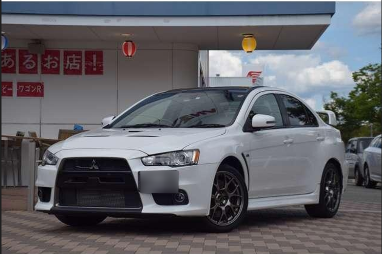 2017 Mitsubishi Lancer front and side view 