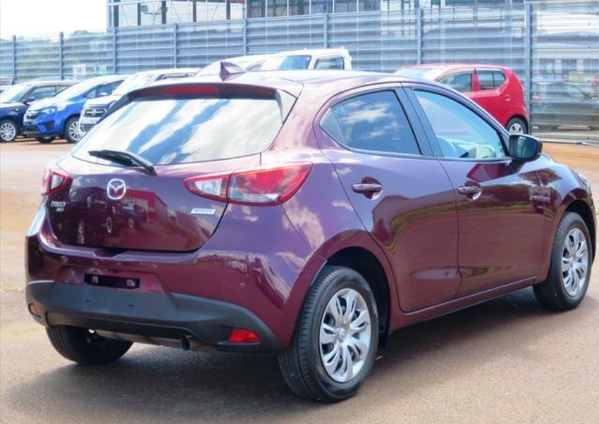 2019 Mazda Demio front and side view 