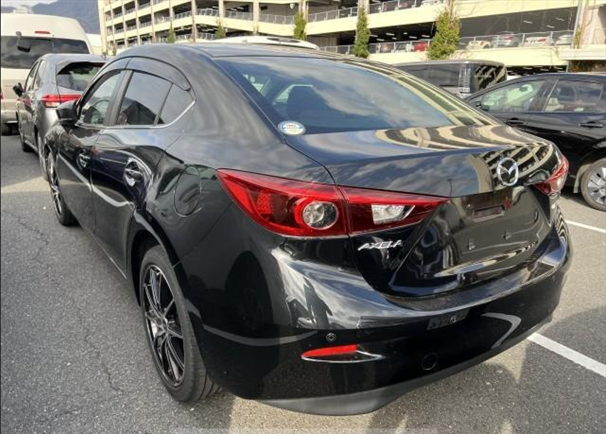 2017 Mazda Axela rear and side view 