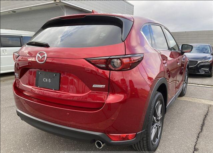 2018 Mazda CX-5 rear and side view 