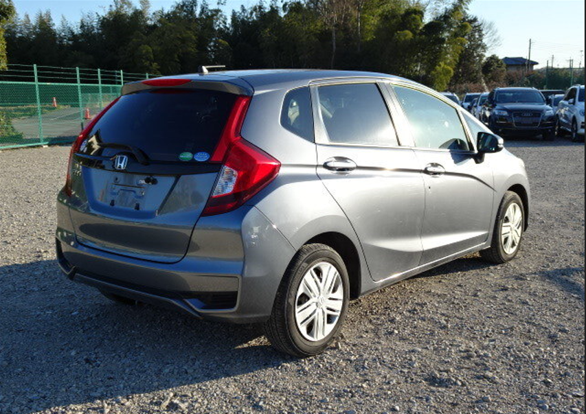 2018 Honda Fit rear and side view 