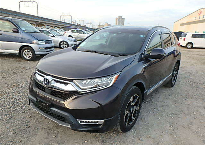 2017 Honda CR-V front and side view 