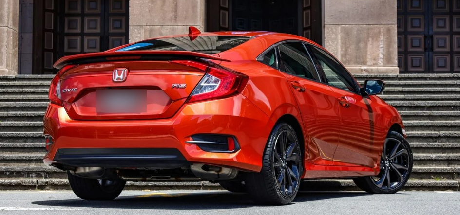 2019 Honda Civic rear and side view