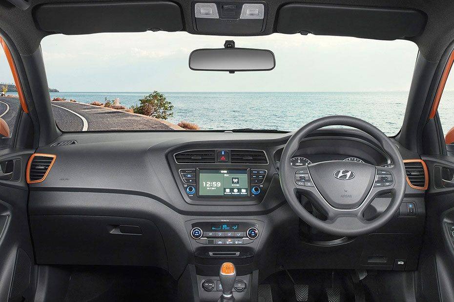 Interior of the Hyundai i20 in Kenya